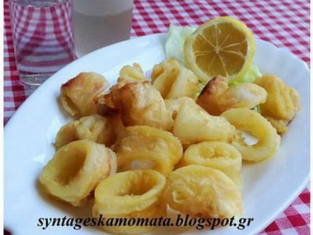 Καλαμαράκια  τηγανητά