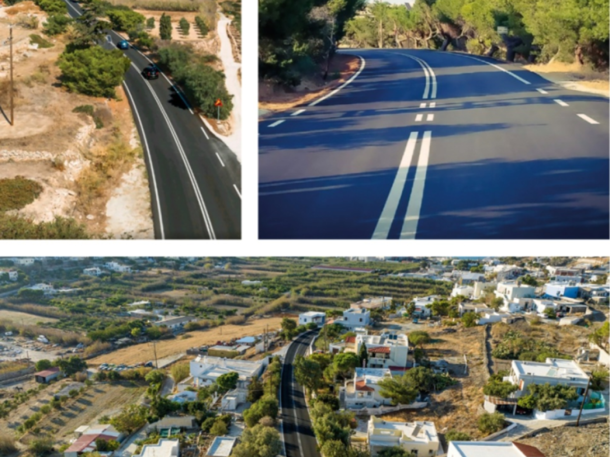 Κυκλάδες: 15,5 εκ. ευρώ για έργα οδοποιίας στο επαρχιακό οδικό δίκτυο