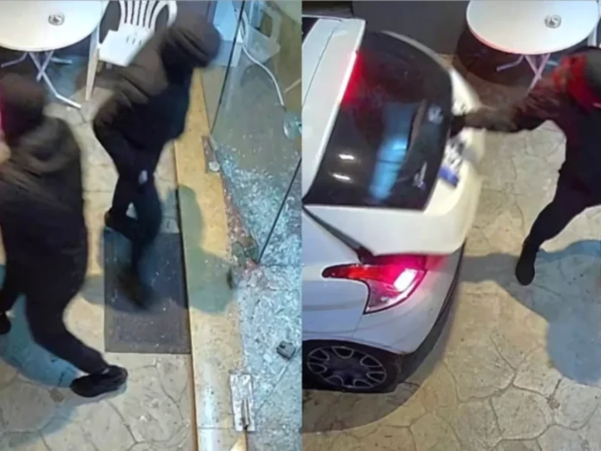 Κινηματογραφική ληστεία στη Βάρη: Διέλυσαν την πόρτα καταστήματος με αμάξι και αρπαξαν όσα περισσότερα μπορούσαν