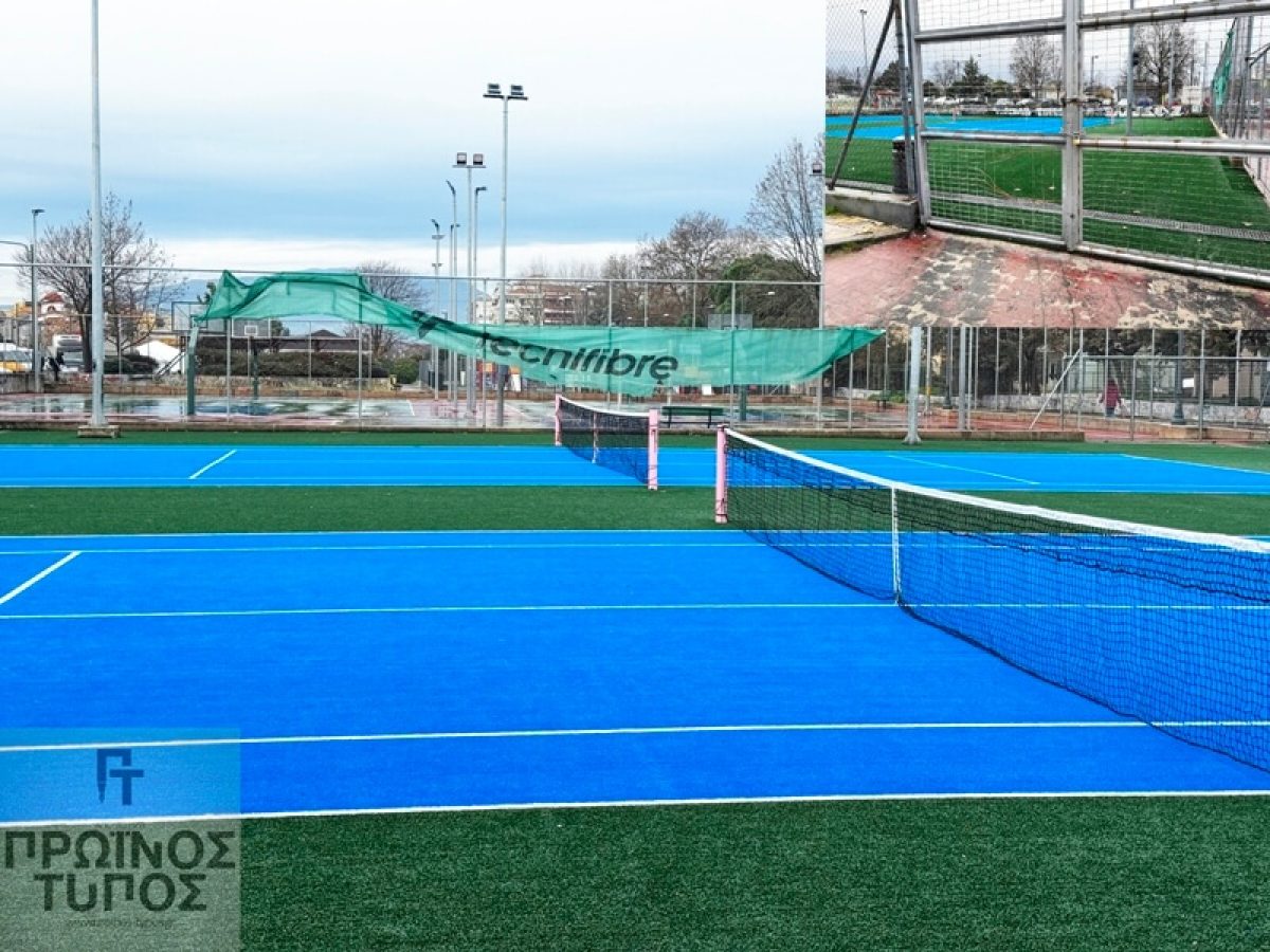 «Κλειδώνουν» για το κοινό τα γήπεδα τένις στην οδό Χελμού στην ανάπλαση  Μιλάει στον «Π.Τ.» ο αντιδήμαρχος Αθλητισμού Π. Κρανάς