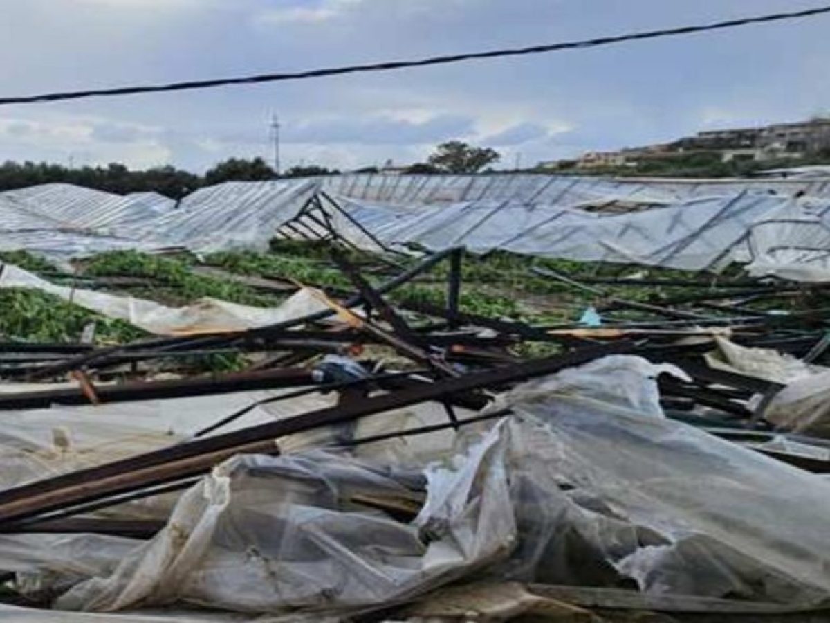 Λασίθι: Ανεμοστρόβιλος χτύπησε θερμοκήπια στην Ιεράπετρα