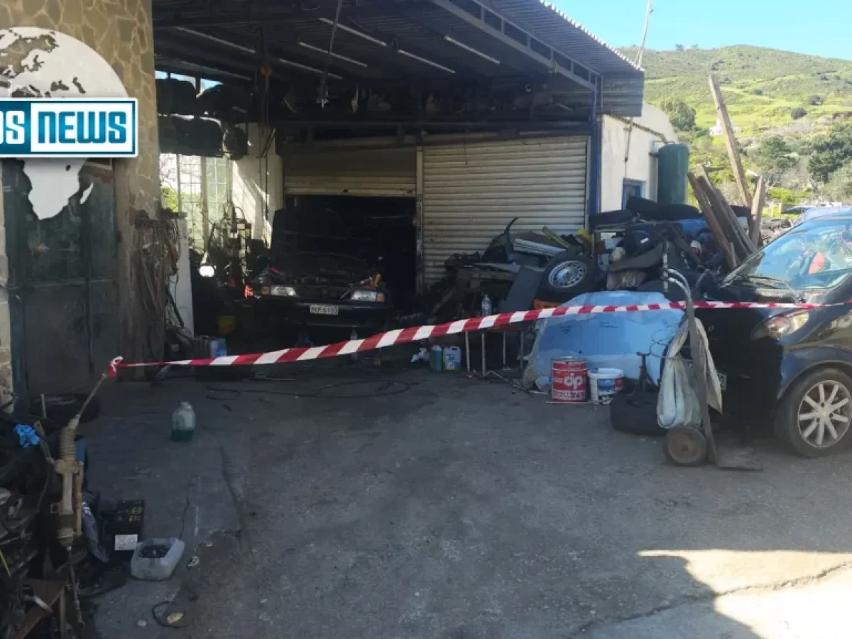 Λέρος: Ρεπορτάζ από το σημείο της ανθρωποκτονίας – Αποκλεισμένο με κορδέλα το συνεργείο
