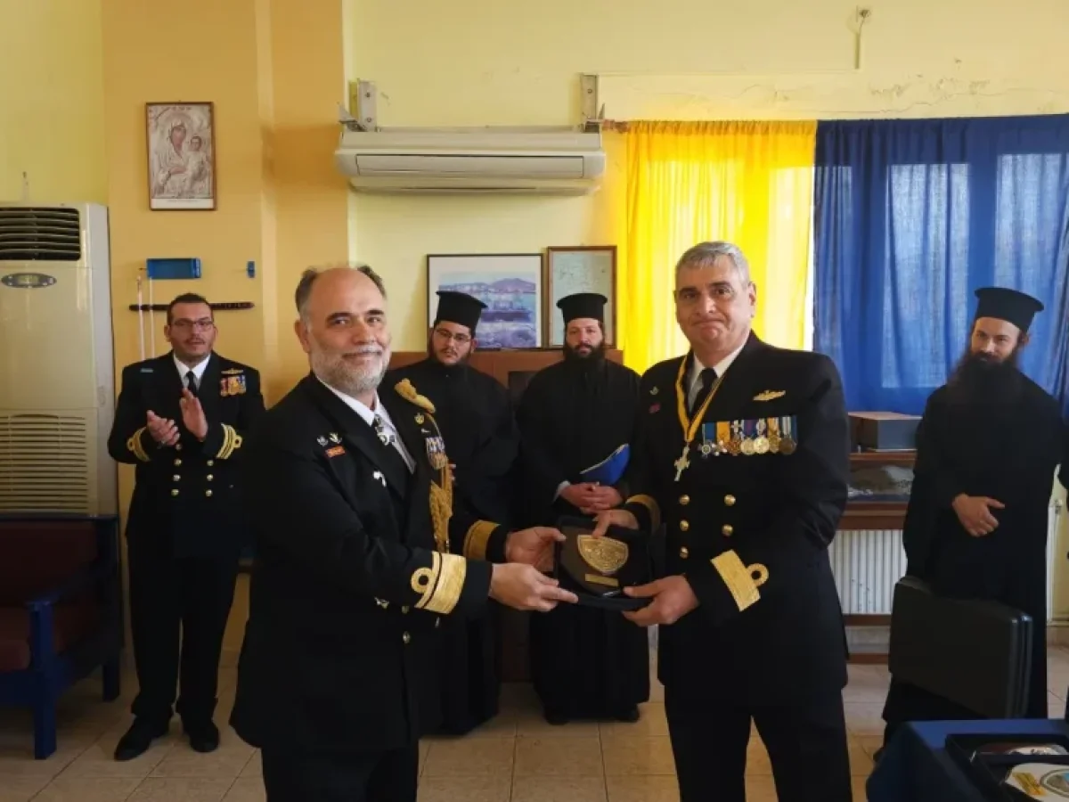 Λέρος: Αλλαγή διοίκησης στην ΥΝΤΕΛ με τιμή και αναγνώριση στον Αρχιπλοίαρχο Συρόπουλο