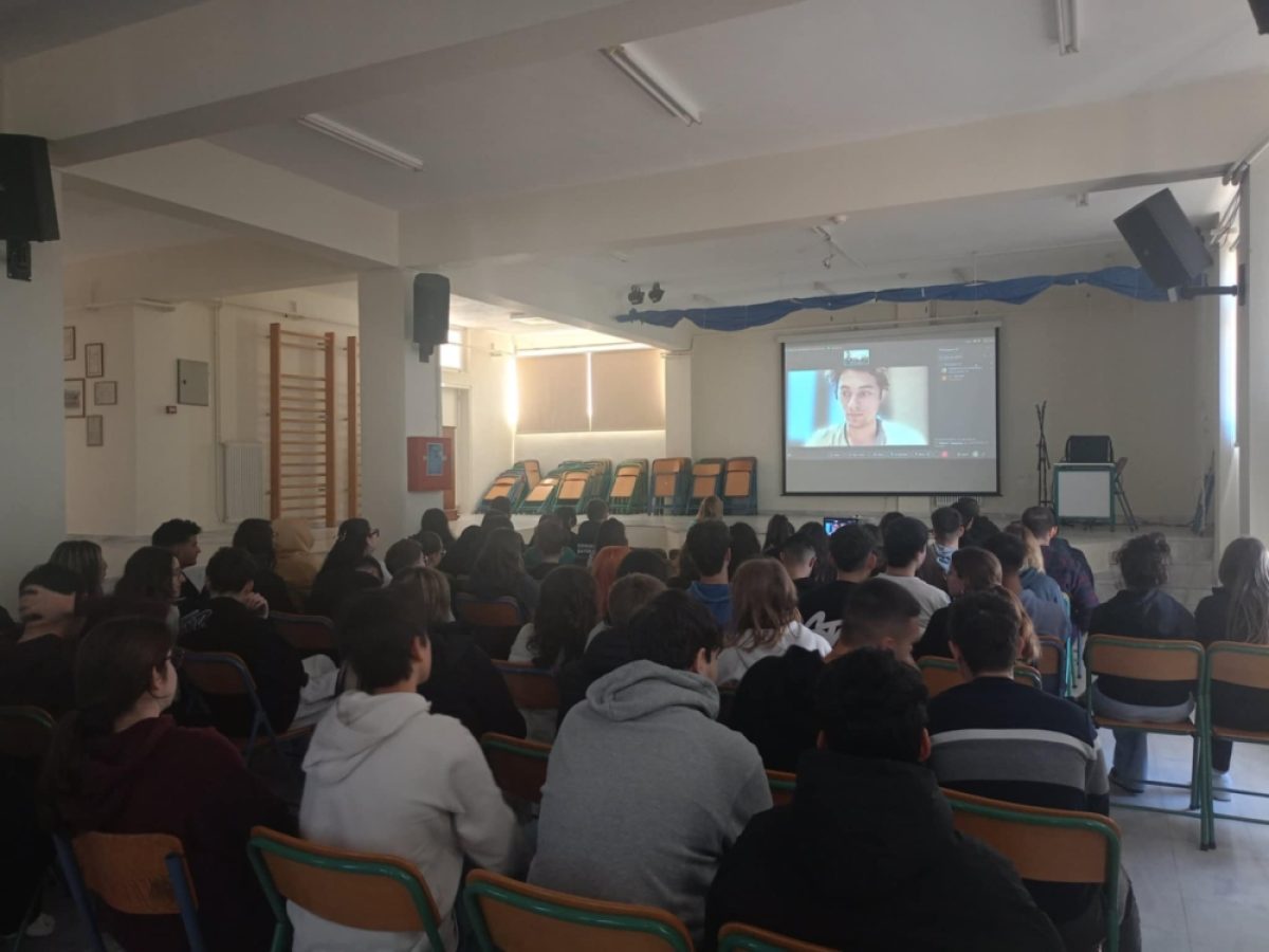Μάθημα αξιών και αθλητικού ιδεώδους από τον Νάσο Γκαβέλα στο ΓΕΛ Νεάπολης
