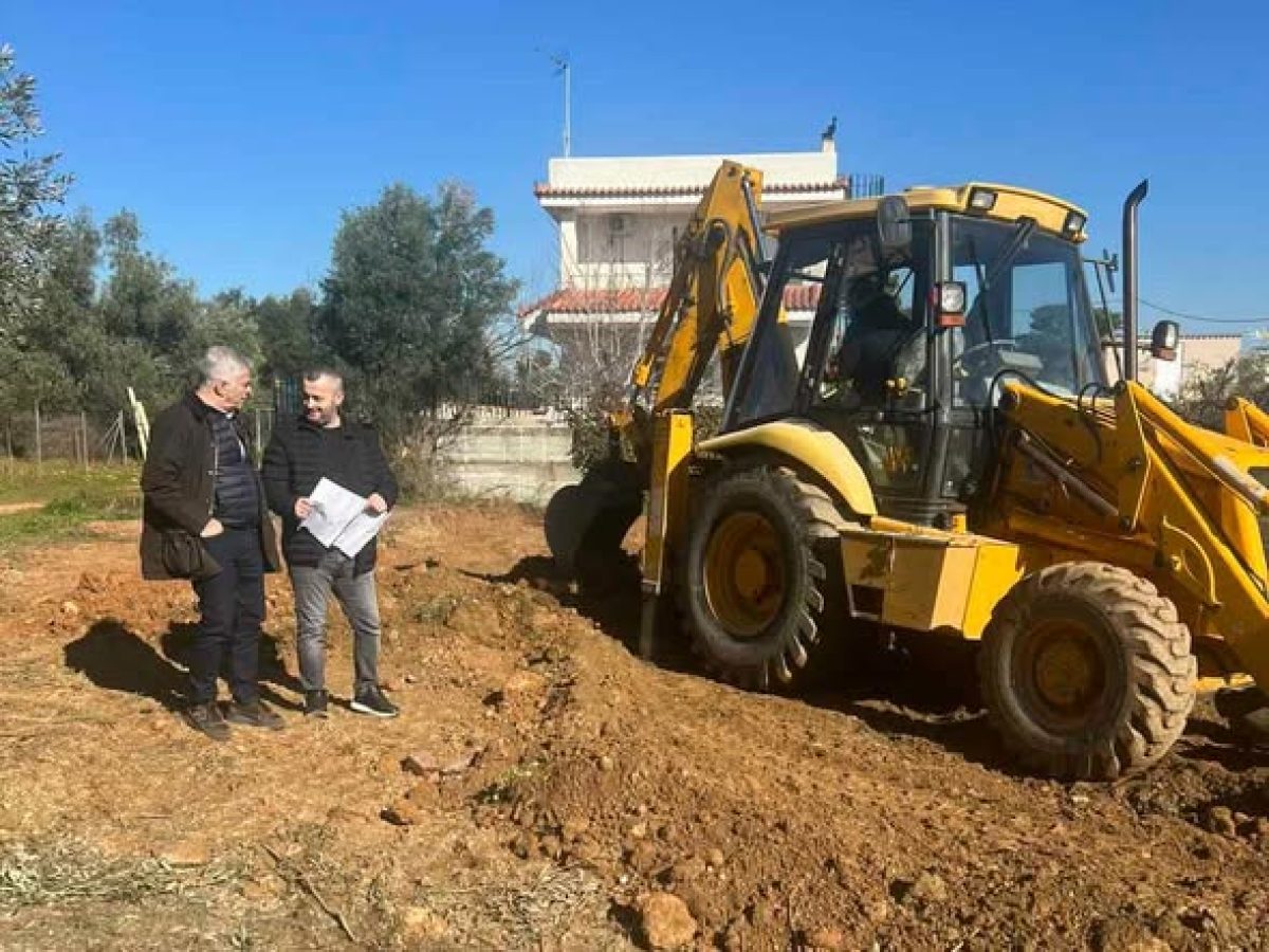 Με γοργούς ρυθμούς η κατασκευή του 4ου Νηπιαγωγείου Παιανίας
