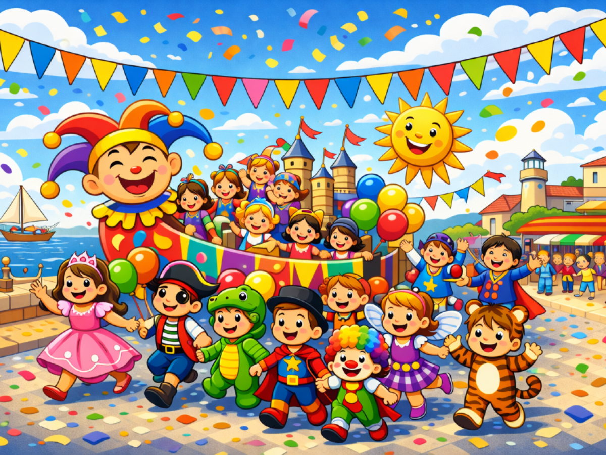 Με παιδικό πάρτι και την απόδοση της Καρναβαλικής Ράβδου ολοκληρώνεται η Παιδική Παρέλαση