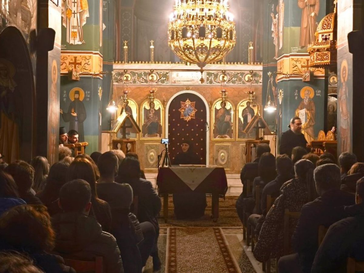 Μενίδι Αμφιλοχίας: Για τον Αγιο Παΐσιο και την οικογενειακή ζωή μίλησε η Γερόντισσα Φιλοθέη