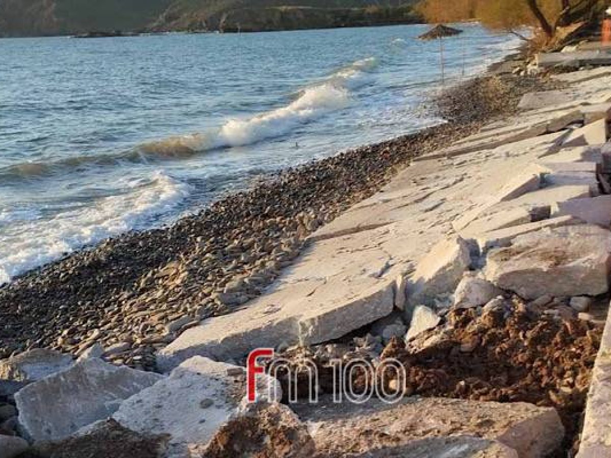 Μερική άρση της απαγόρευσης κυκλοφορίας στην παραλιακή οδό Αγίου Ιωάννη Κάσπακα έως τις 18 Φεβρουαρίου
