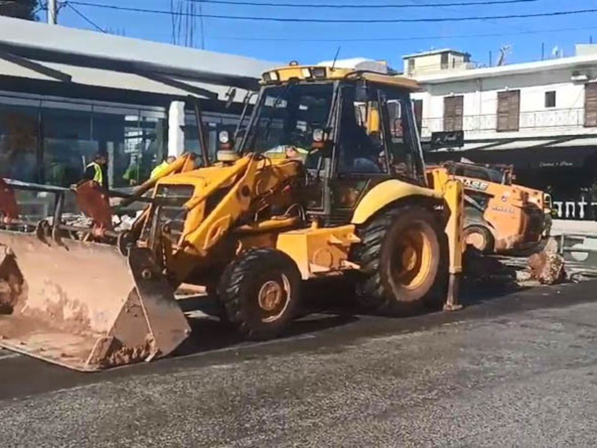 Νέα Μάκρη: Άρχισαν οι εργασίες για την Βιοκλιματική Ανάπλαση στην παραλία