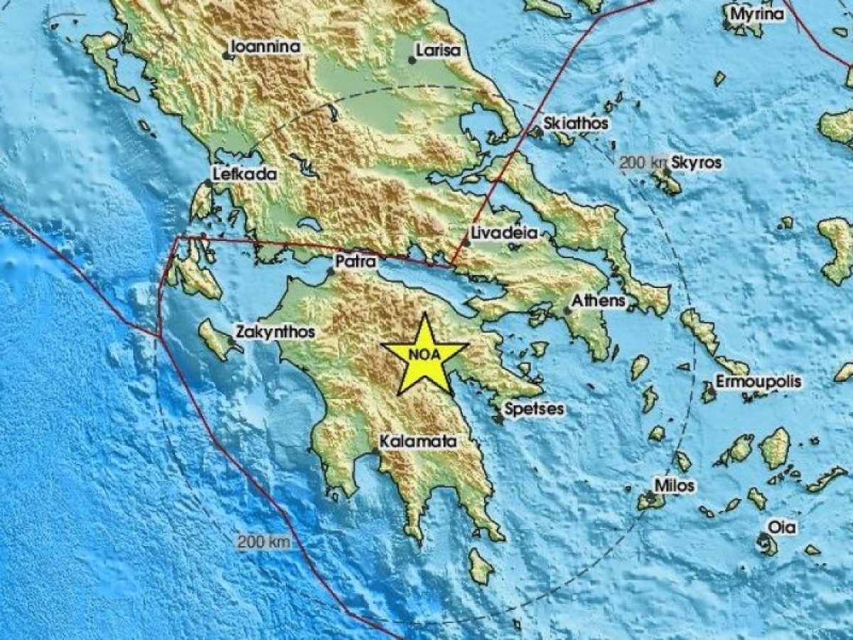 Νυχτερινός σεισμός 4,5 Ρίχτερ «ξύπνησε» και τη Λακωνία