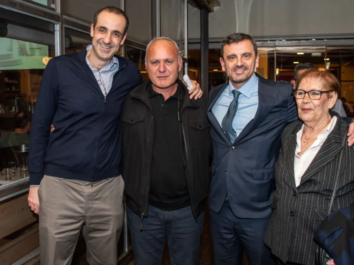 Ο Γρηγόρης Δημητριάδης στην κοπή πίτας της ΔΕΕΠ Ηλείας