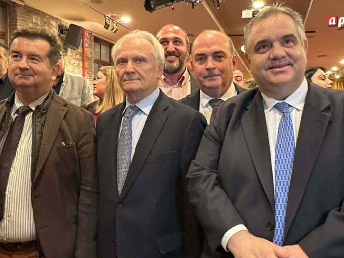 Ο υφυπουργός Εσωτερικών Βασίλης Σπανάκης στην εκδήλωση της ΔΗΜ.Τ.Ο. Άργους-Μυκηνών της ΝΔ