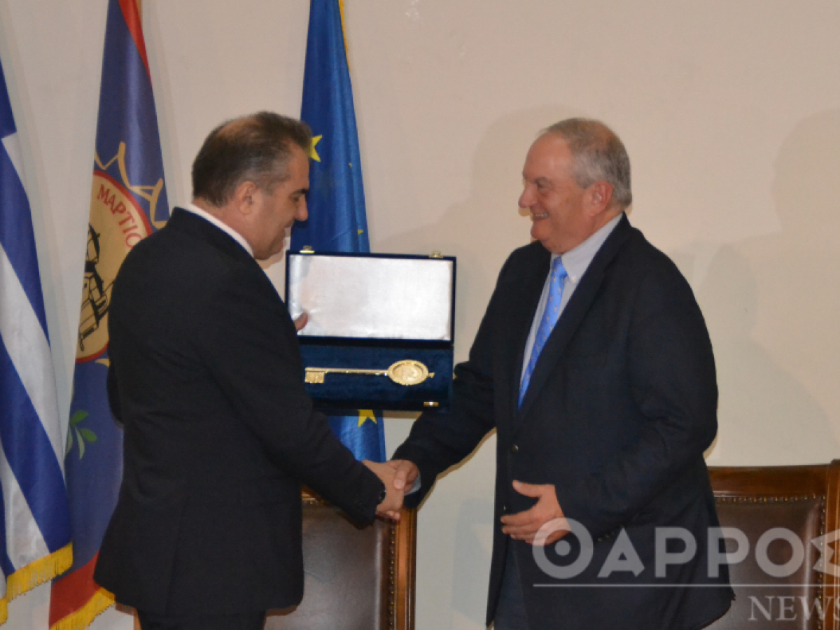 Ο Κώστας Καραμανλής επίτιμος δημότης Καλαμάτας