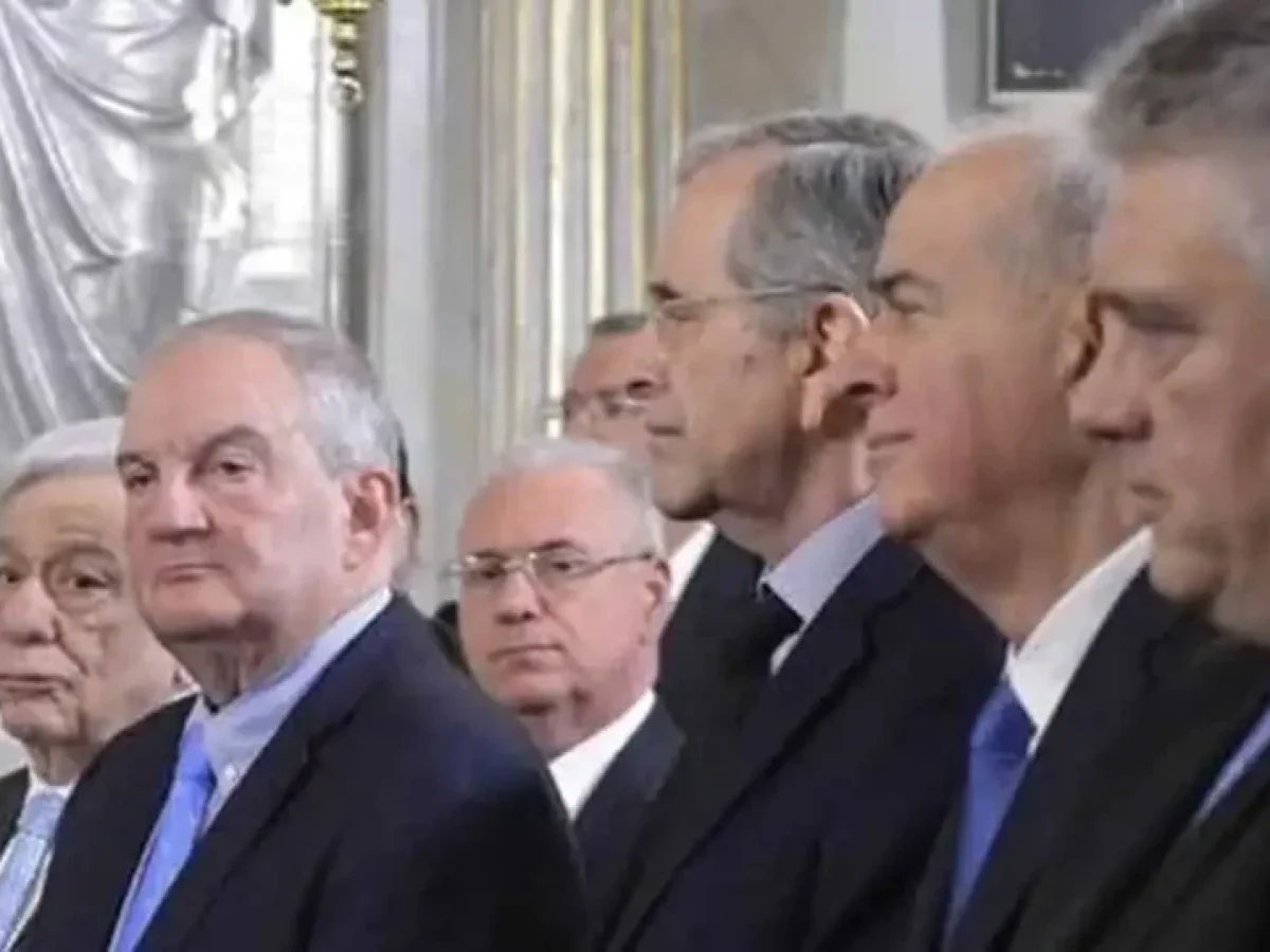 Ο Κώστας Μαρκόπουλος στην εκδήλωση για την ανακήρυξη του Κώστα Καραμανλή σε επίτιμο πολίτη της πόλης της Καλαμάτας