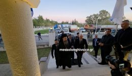 o-nikos-dendias-sto-mesolongi
