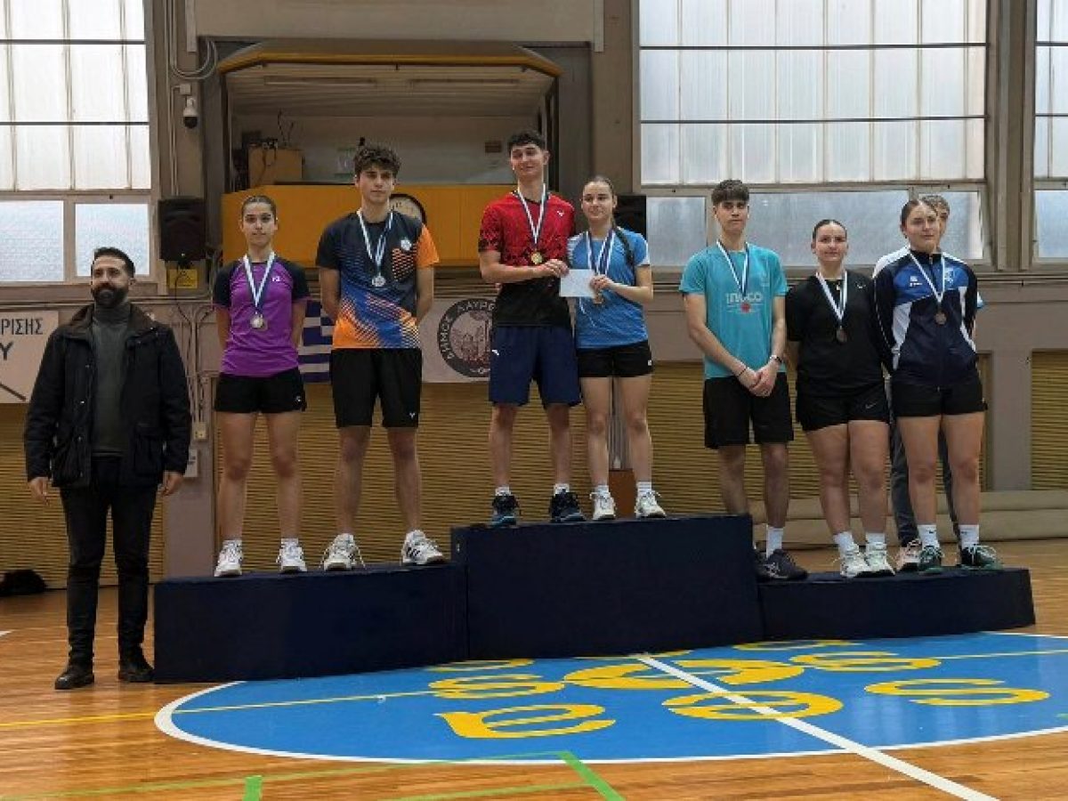 Όμιλος Αντισφαίρισης Λαυρίου: Με απόλυτη επιτυχία ολοκληρώθηκε στο Κλειστό Γυμναστήριο Λαυρίου το Πρωτάθλημα Αντιπτέρισης