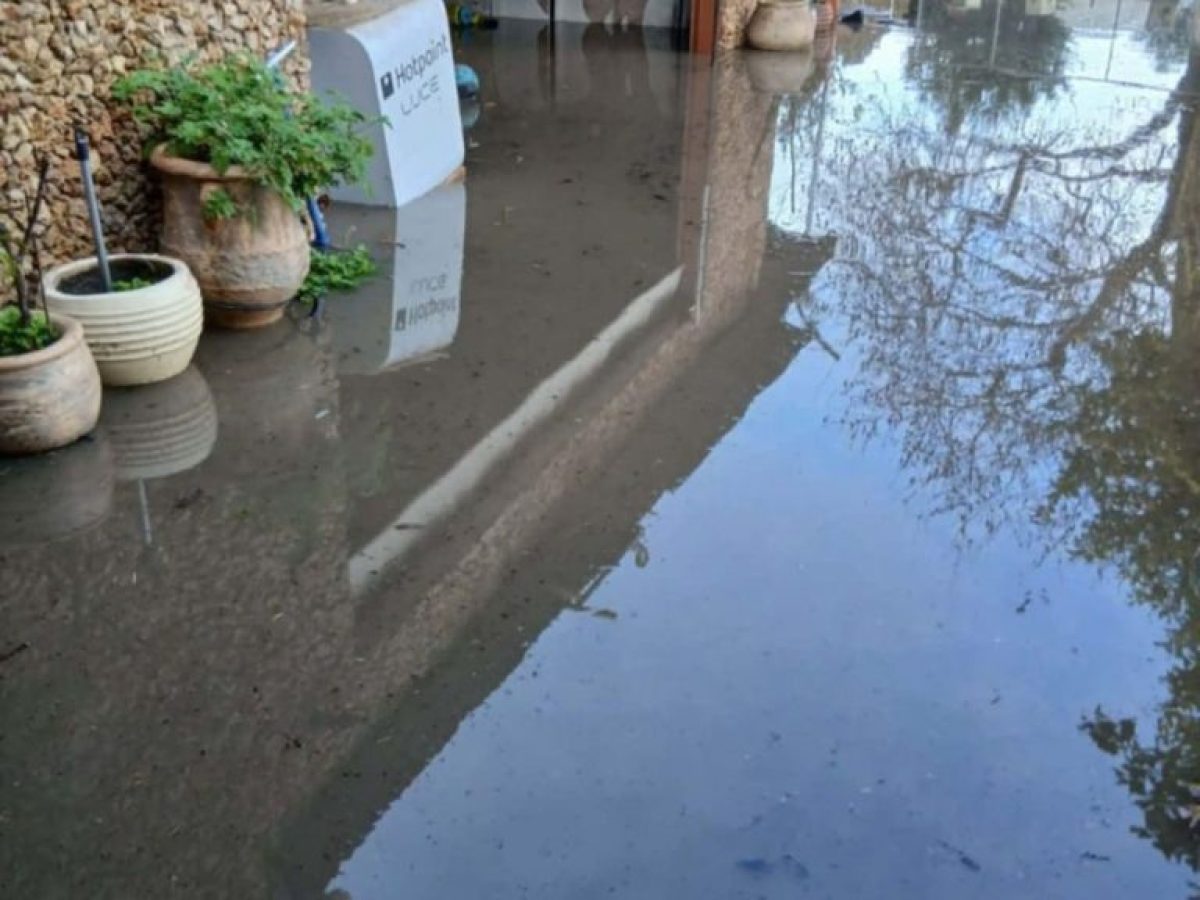 Πύργος: Πλημμύρες και στην περιοχή της εκκλησίας Αγίου Ιωάννη