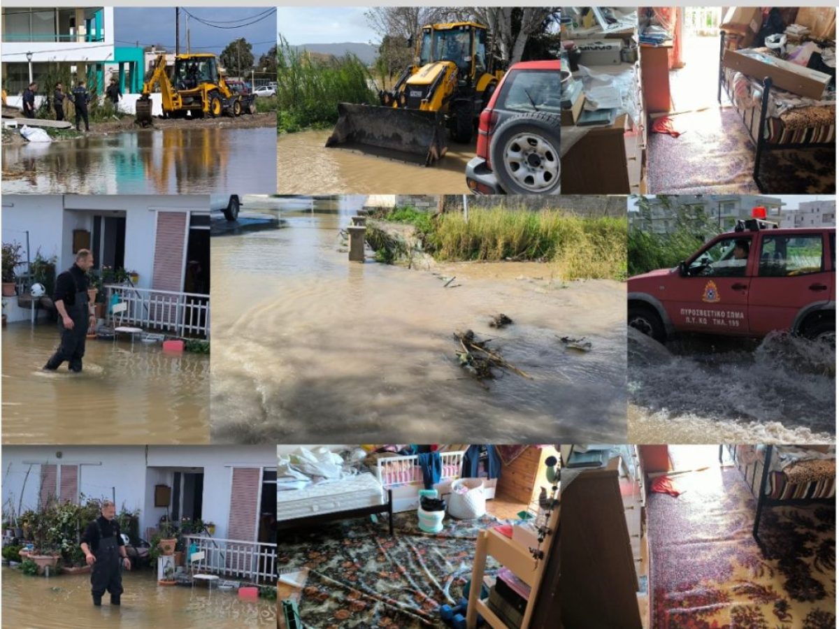 Πλημμύρες στη Λάμπη: Σπίτια βούλιαξαν στο νερό από φραγμένο ρέμα – Σε απόγνωση οι κάτοικοι που ζητούν οριστική λύση