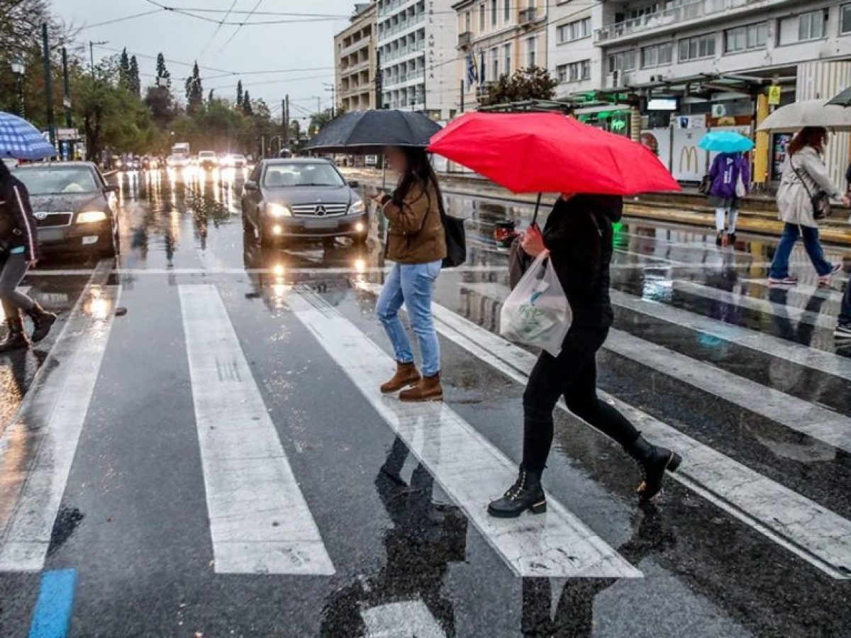 Ραγδαία επιδείνωση του καιρού με ισχυρές βροχές, καταιγίδες και πτώση της θερμοκρασίας
