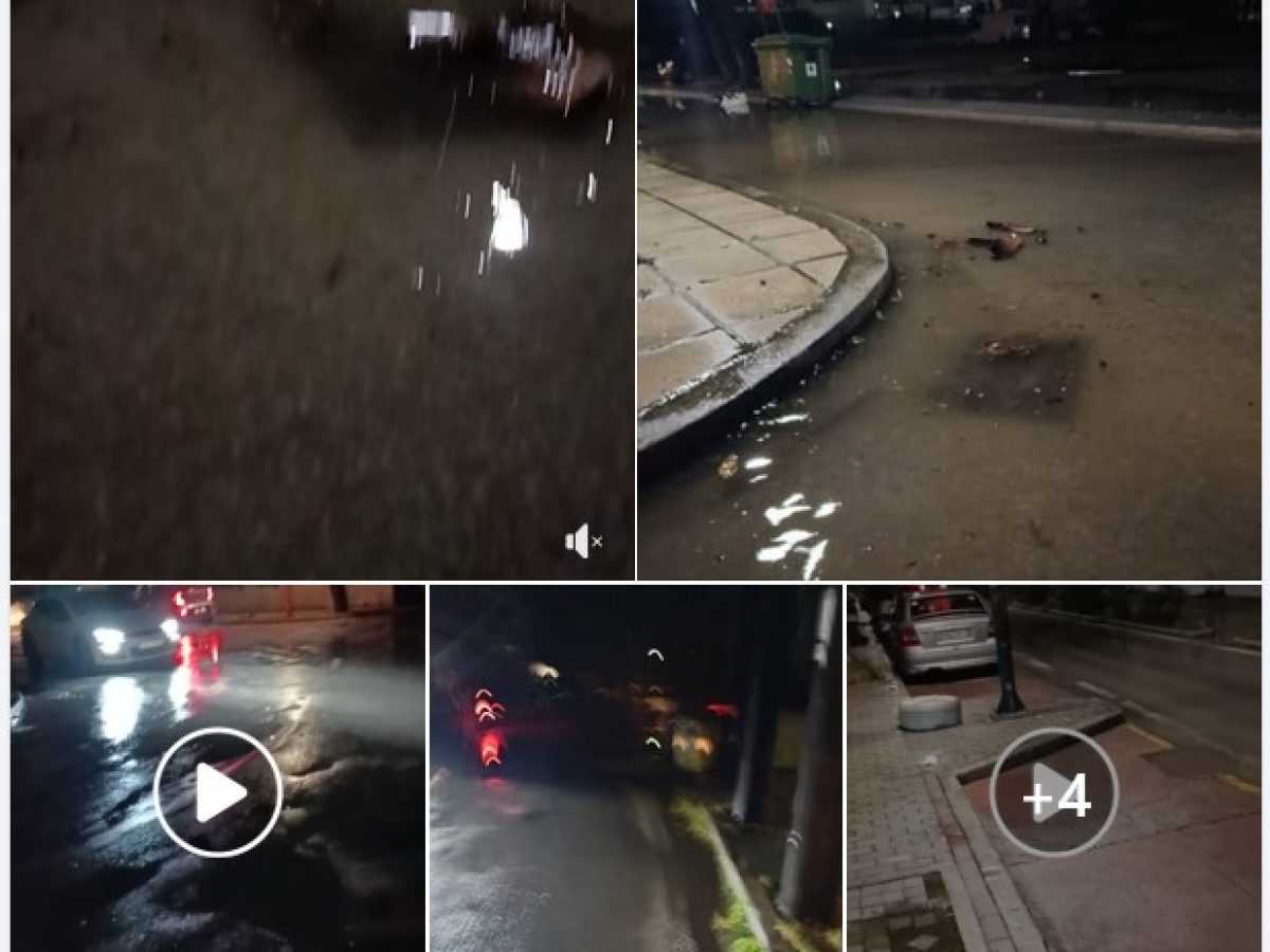 Σ. Χατζηπέτρος: Έντονες βροχοπτώσεις – Εικόνα της πόλης!