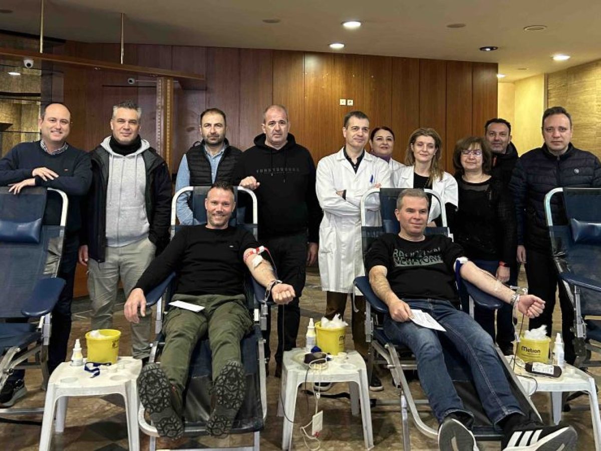 Σέρρες: Μεγάλη προσέλευση στην εθελοντική αιμοδοσία της Ένωσης Αστυνομικών Υπαλλήλων