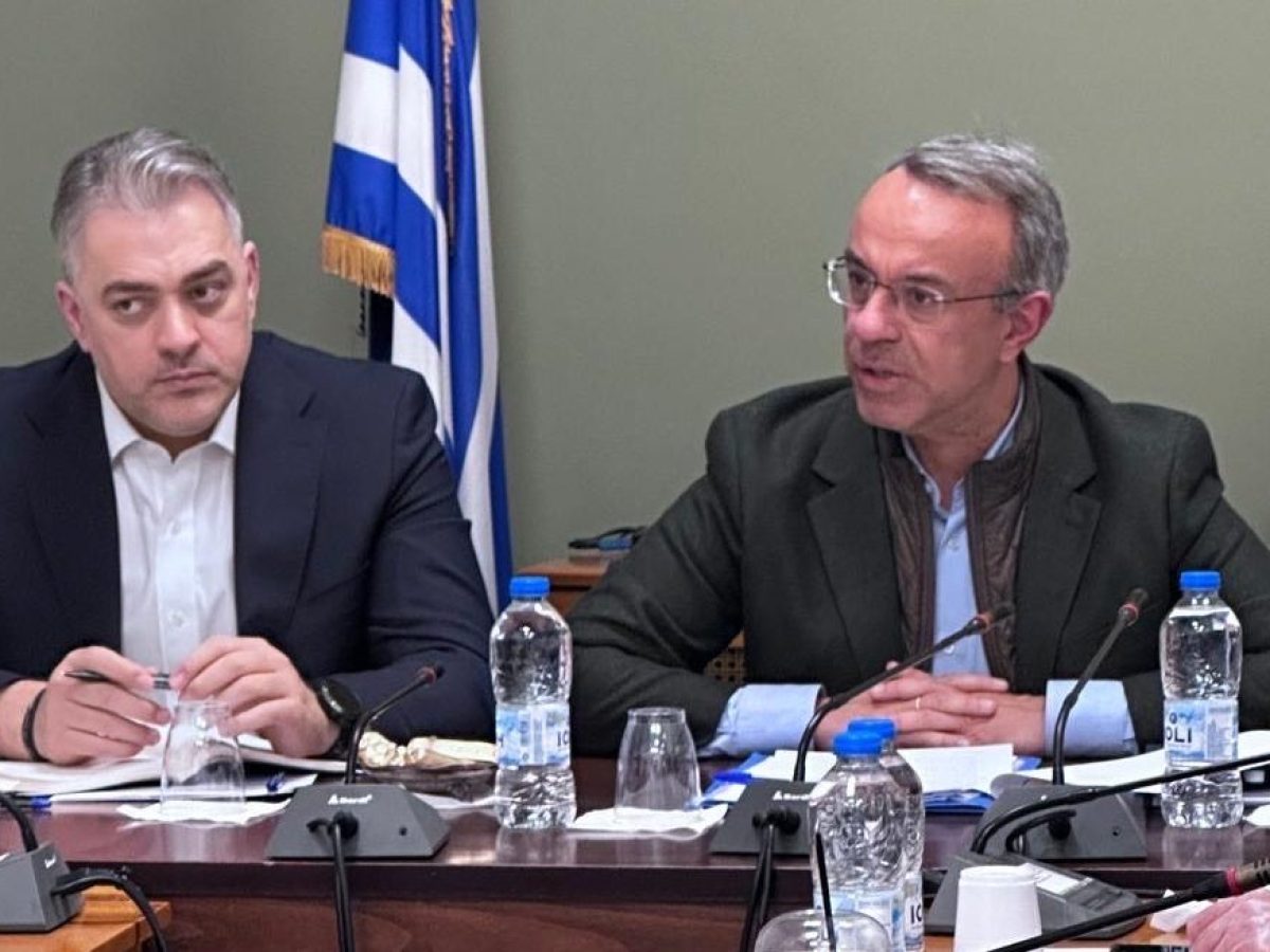 Συνάντηση Χρ. Σταϊκούρα και Χρ. Καρέλλη για την πορεία αξιοποίησης των ιαματικών πηγών της Φθιώτιδας