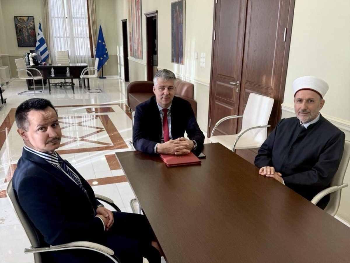 Συνάντηση Περιφερειάρχη ΑΜΘ με τον νέο Μουφτή Διδυμοτείχου