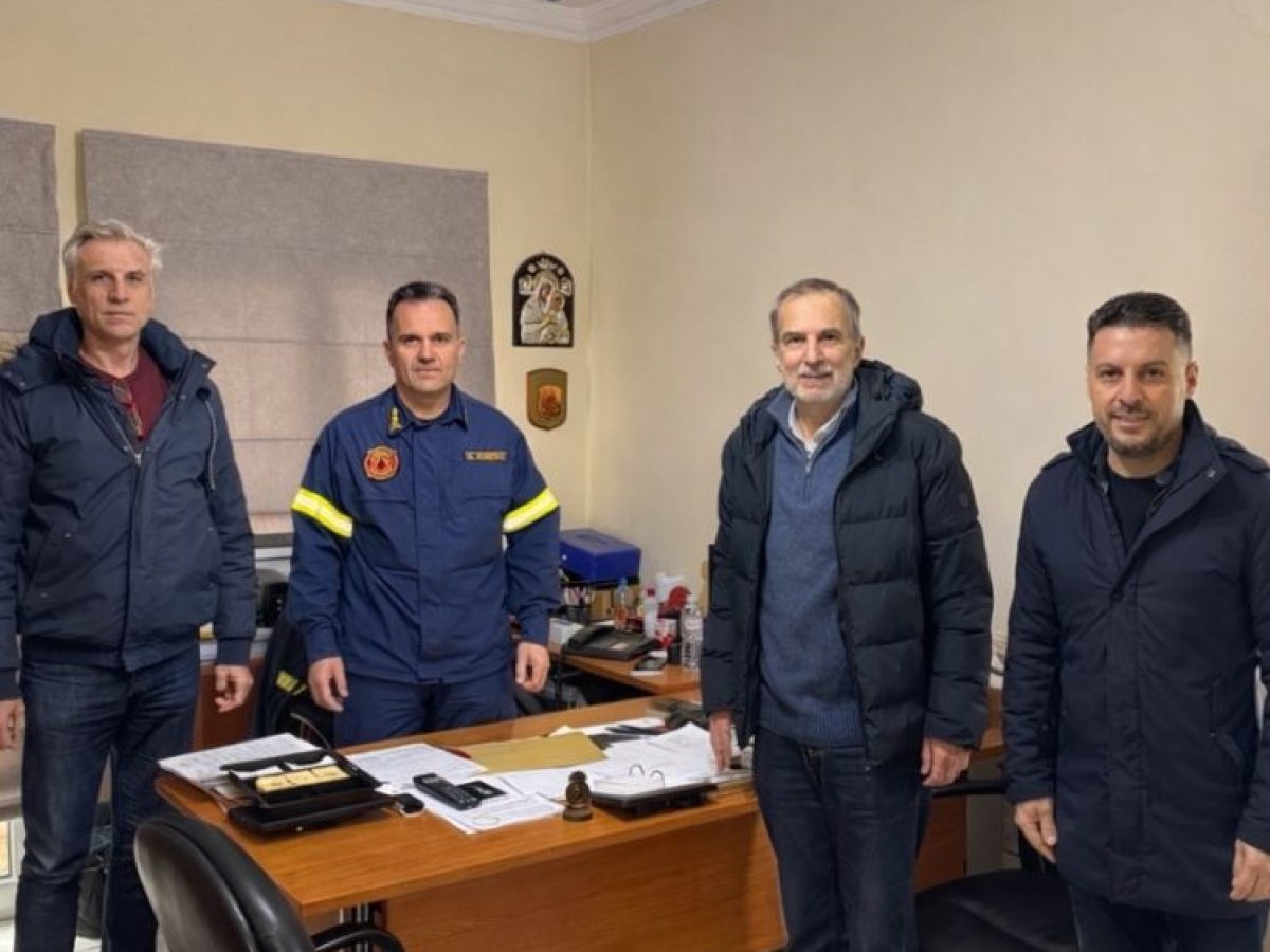 Συνάντηση ΣΕΕΔΑ με το Διοικητή της Πυροσβεστικής Αγρινίου