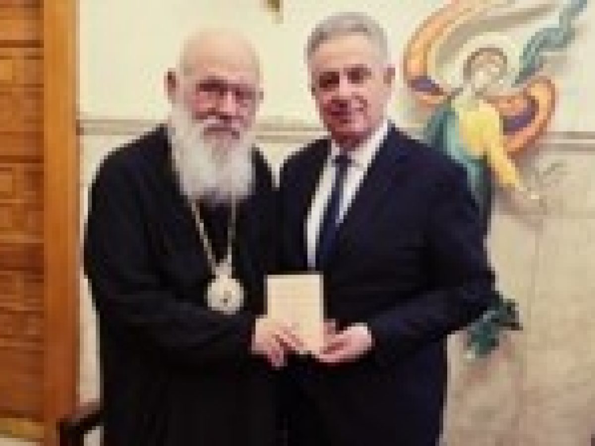 Συνάντηση  Θαν.  Καββαδά με τον Αρχιεπίσκοπο Αθηνών και πάσης Ελλάδος κ. Ιερώνυμο