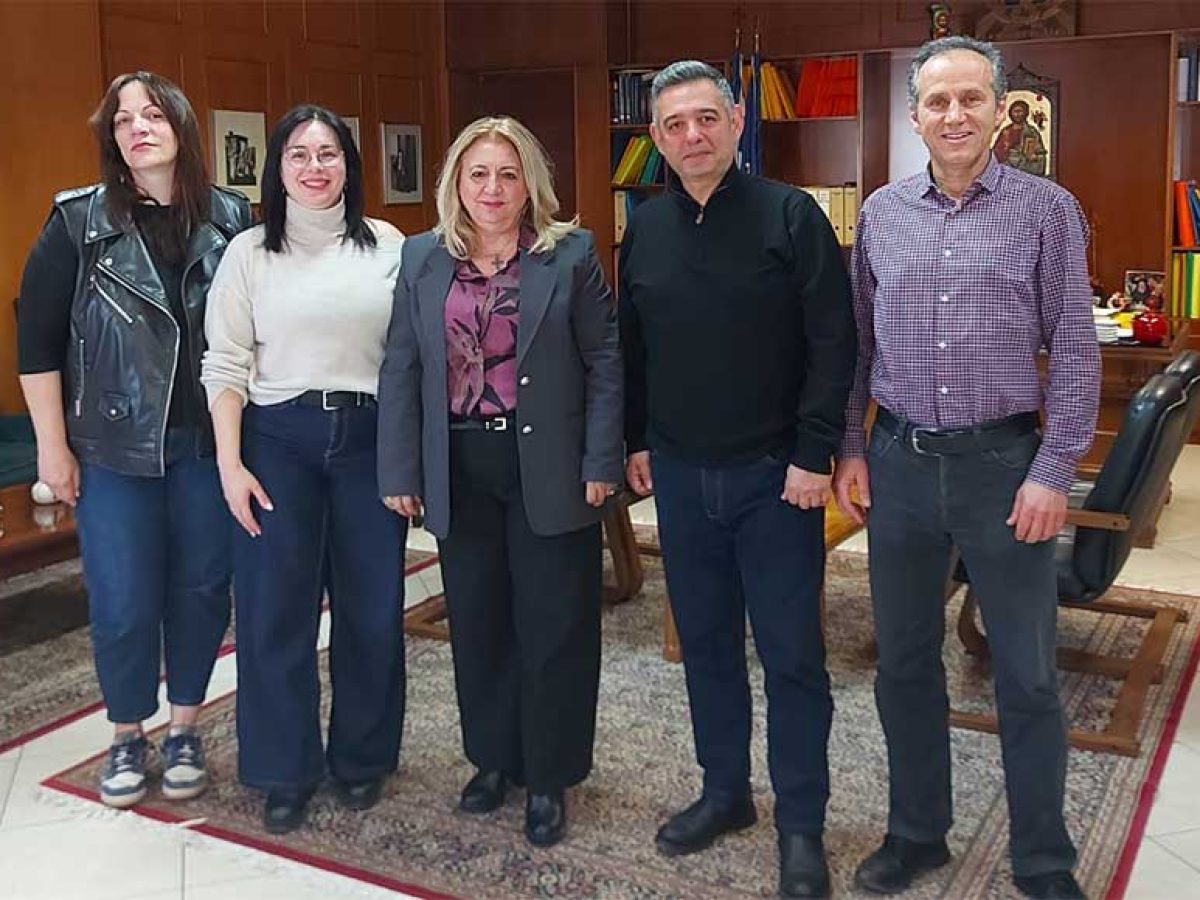 Συνάντηση της Χρύσας Ντιντή με τη Δημοτική Φιλαρμονική Τρικάλων