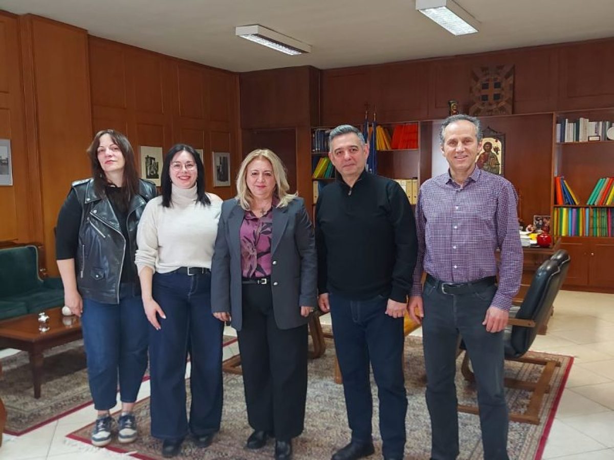 Συνάντηση της Χρύσας Ντιντή με τη Δημοτική Φιλαρμονική