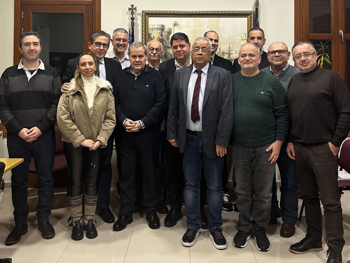 Συνάντηση της διοίκησης του Ιατρικού Συλλόγου Ρόδου με τον νέο Πρόεδρο του Π.Ι.Σ.  Κωνσταντίνο Κουτσόπουλ