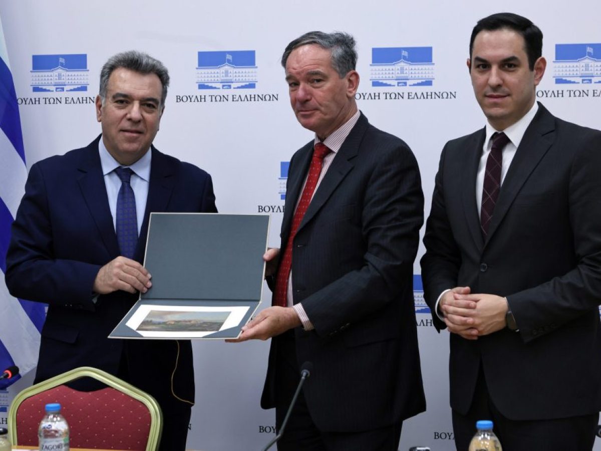 Συνάντηση της Κοινοβουλευτικής Ομάδας Φιλίας Ελλάδας – Βελγίου με τον Πρέσβη του Βελγίου στην Ελλάδα