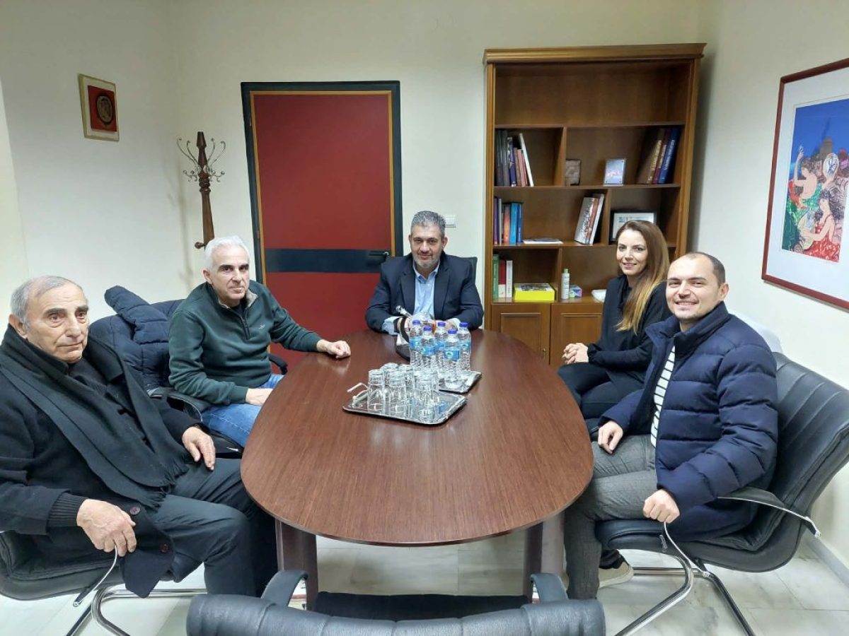 Συνάντηση του Προέδρου του Επιμελητηρίου Πιερίας με μέλη της ΑΜΚΕ «Φίλοι Μουσείου Πόλης Κατερίνης»