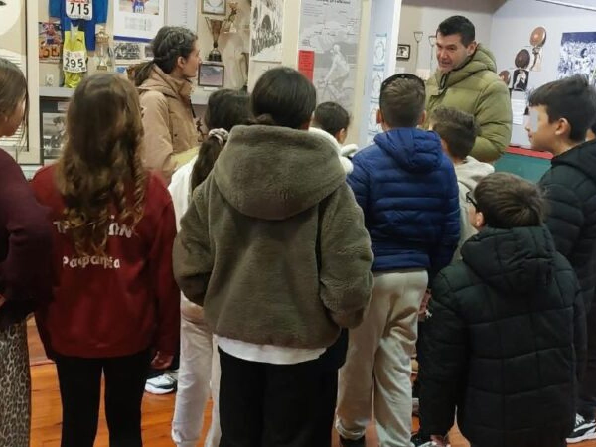 Συνεχίζονται οι επισκέψεις στο Δημοτικό Αθλητικό Μουσείο
