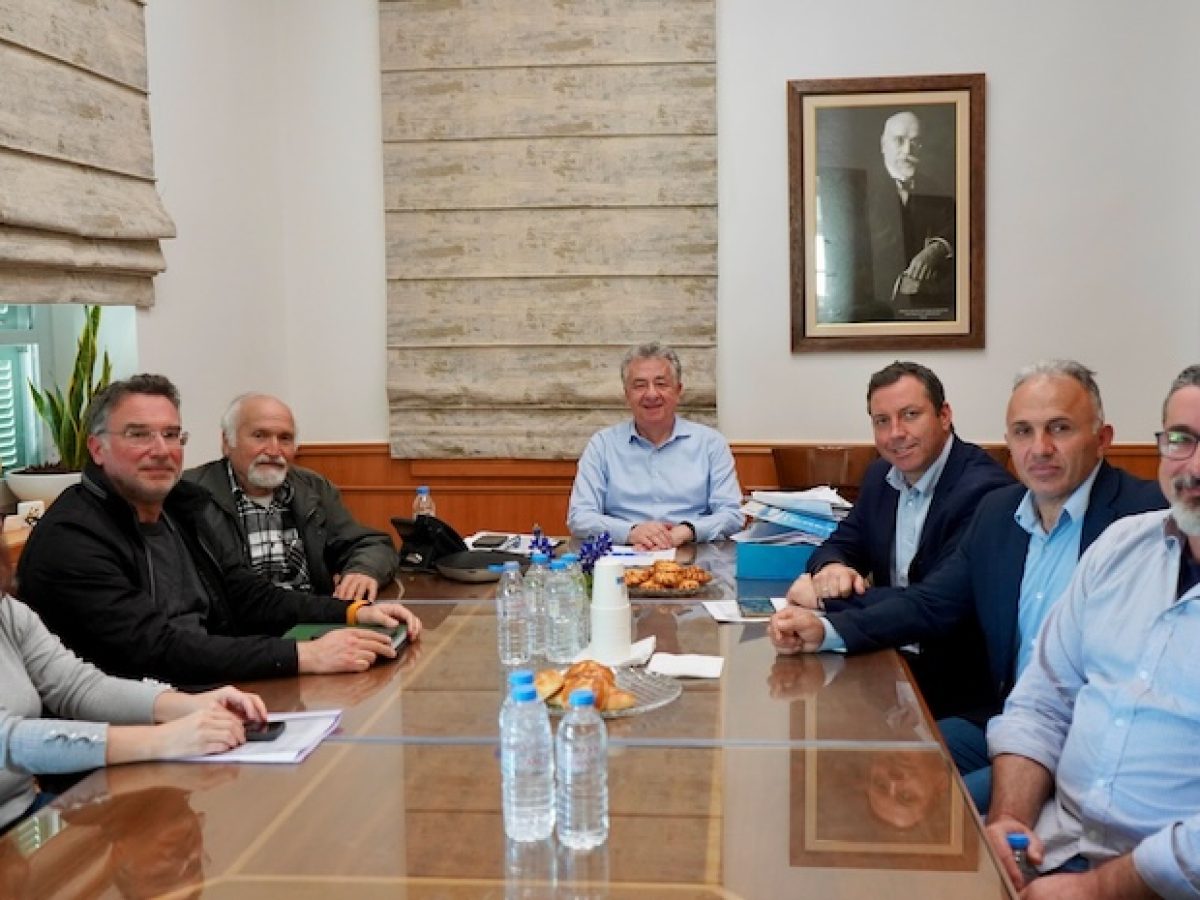 Συνεργασία Περιφέρειας Κρήτης και Δήμου Αγίου Νικολάου για τη διαχείριση υδάτινων πόρων και έργα υποδομής