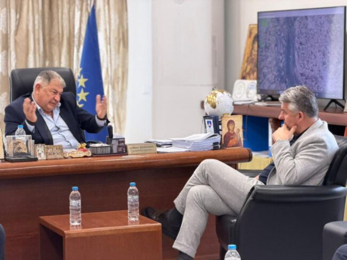 Σύσκεψη του Περιφερειάρχη ΑΜΘ με το Δήμαρχο Νέστου για τη θραύση του δυτικού αναχώματος του ποταμού Νέστου στην περιοχή