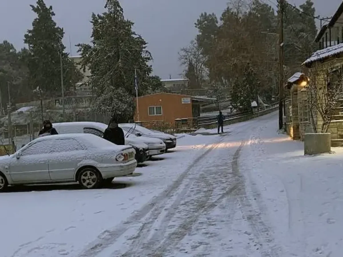 Στα λευκά η Δυτική Μακεδονία: Προβλήματα στο οδικό δίκτυο