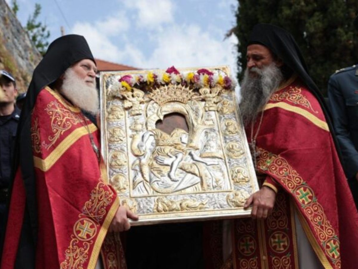 Στην Κομοτηνή υποδοχή αντιγράφου της εικόνας «Άξιον Εστί», στο Ηρώο της πόλης
