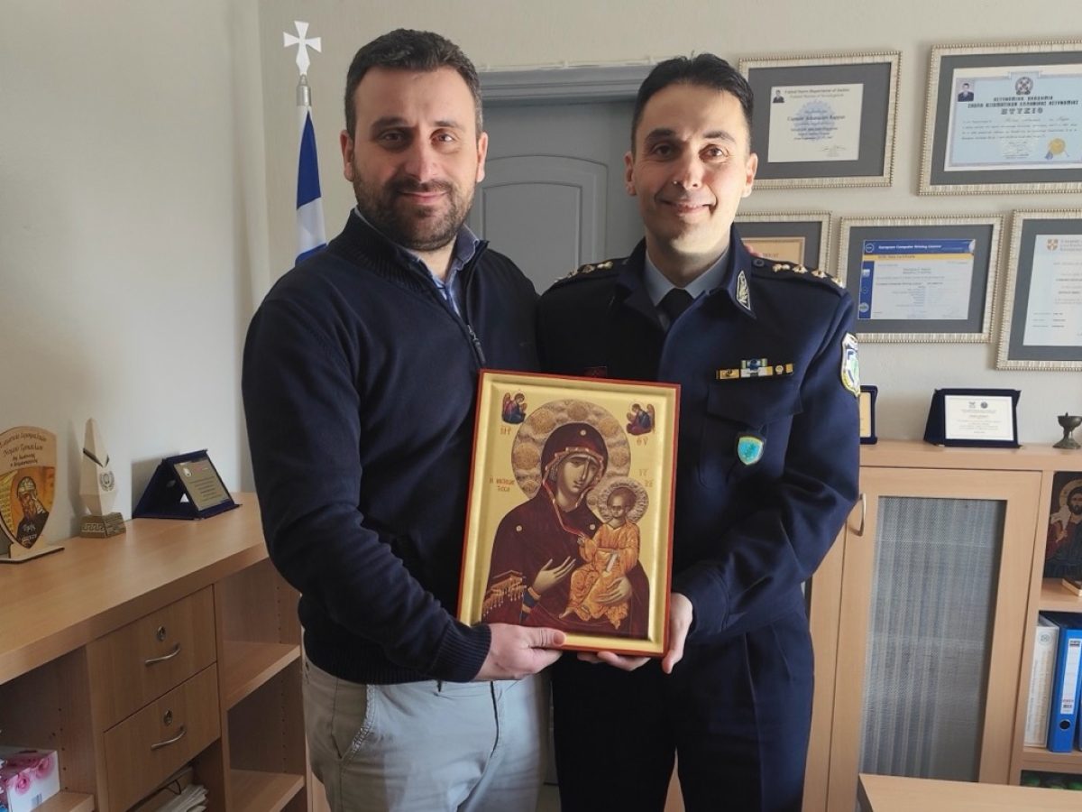 Στο επίκεντρο το Αστυνομικό Τμήμα Μετεώρων στη συνάντηση του Δημάρχου Μετεώρων με τον νέο Αστυνομικό Διευθυντή Τρικάλων