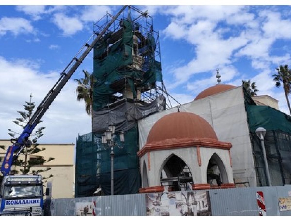 Στο τελικό στάδιο οι εργασίες αποκατάστασης του τεμένους «Ντεφτερντάρ» στην πλατεία Ελευθερίας