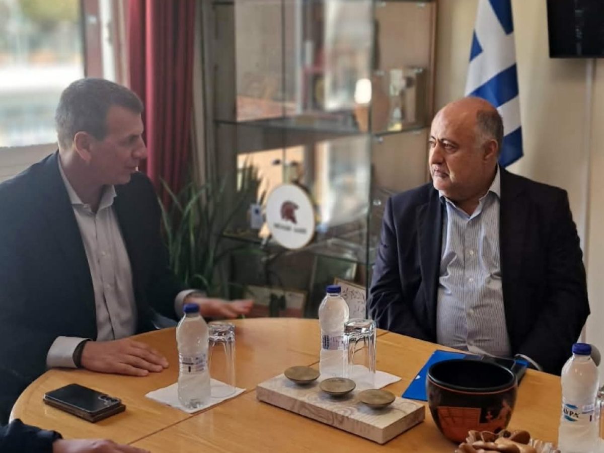 Στον Δήμαρχο Σπάρτης ο ευρωβουλευτής Δημήτρης Τσιόδρας