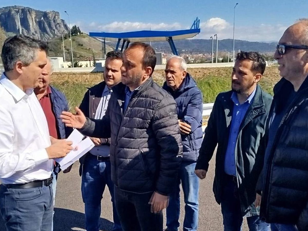 Στον Ε65 στην περιοχή της Καλαμπάκας ο Υπ. Υποδομών Χρίστος Δήμας