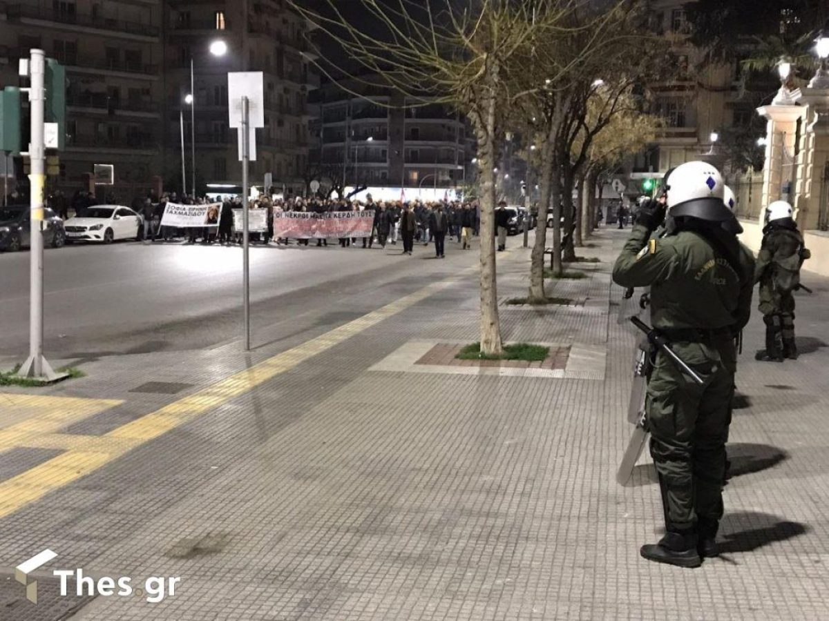 Θεσσαλονίκη: Ένταση και προσαγωγές αντιεξουσιαστών στο κέντρο