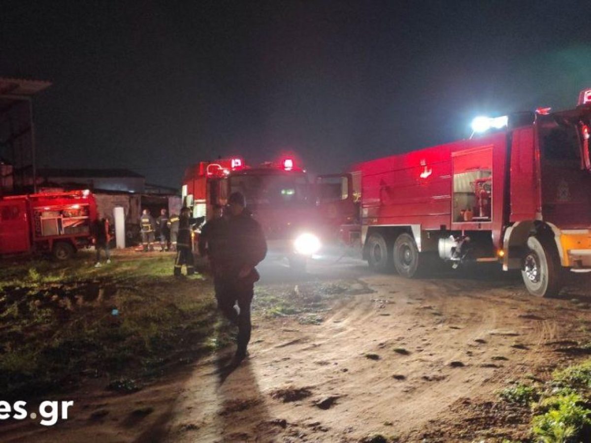 Θεσσαλονίκη: Φωτιά στο οικόπεδο του Αλλατίνη