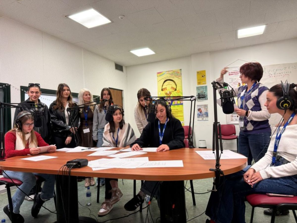 Το Γυμνάσιο με Λυκειακές Τάξεις Μεσοβουνίων Κεφαλονιάς ζωντανά στο European School Radio (εικόνες)