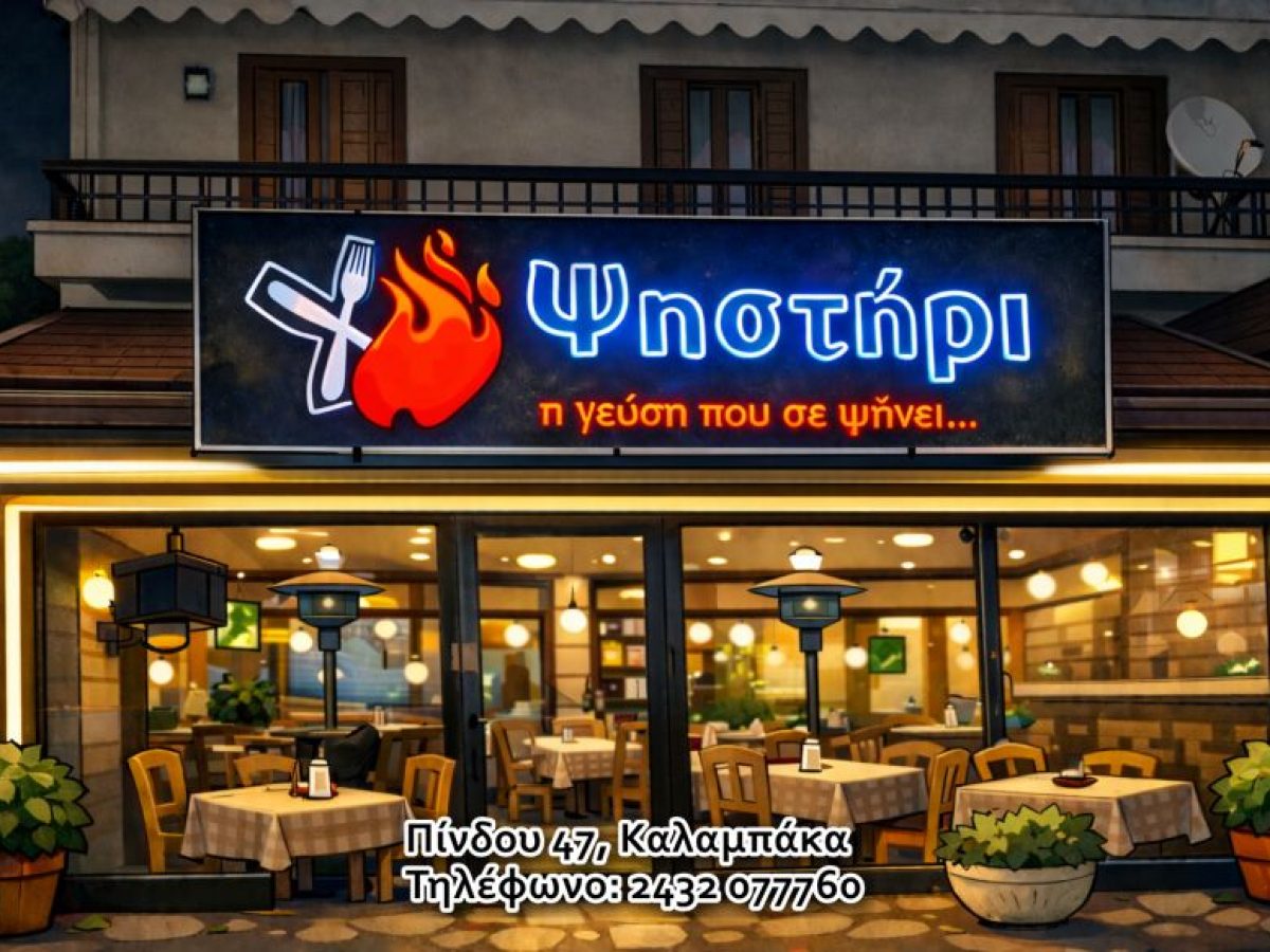 Το «Ψηστήρι» στην Καλαμπάκα ανεβάζει τον πήχη στο καλό φαγητό