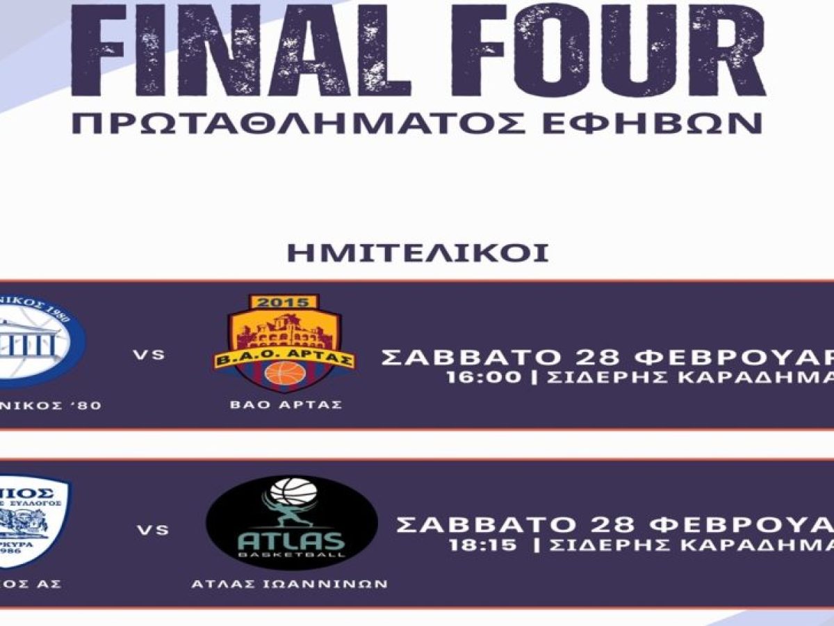 Το Σάββατο, ο Ιόνιος στη “μάχη” του F4 Εφήβων