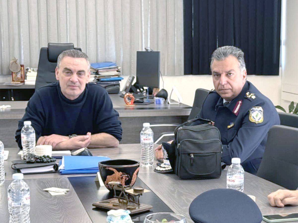 Τον Δήμαρχο Λεβαδέων επισκέφθηκε ο Διευθυντής Αστυνομίας Βοιωτίας