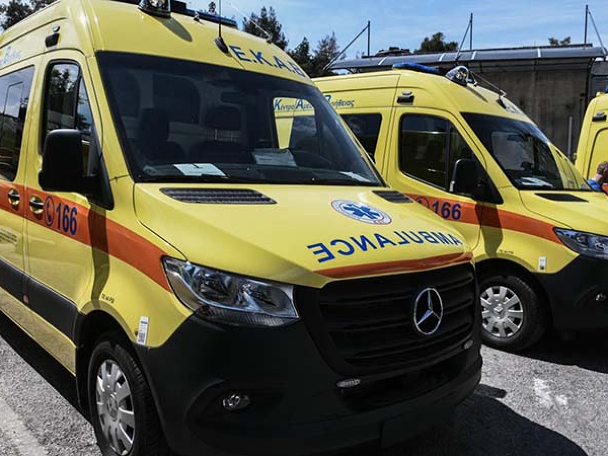 Τρία χρόνια μετά τα Τέμπη: Το ΕΚΑΒ Χανίων απεργεί και διαδηλώνει